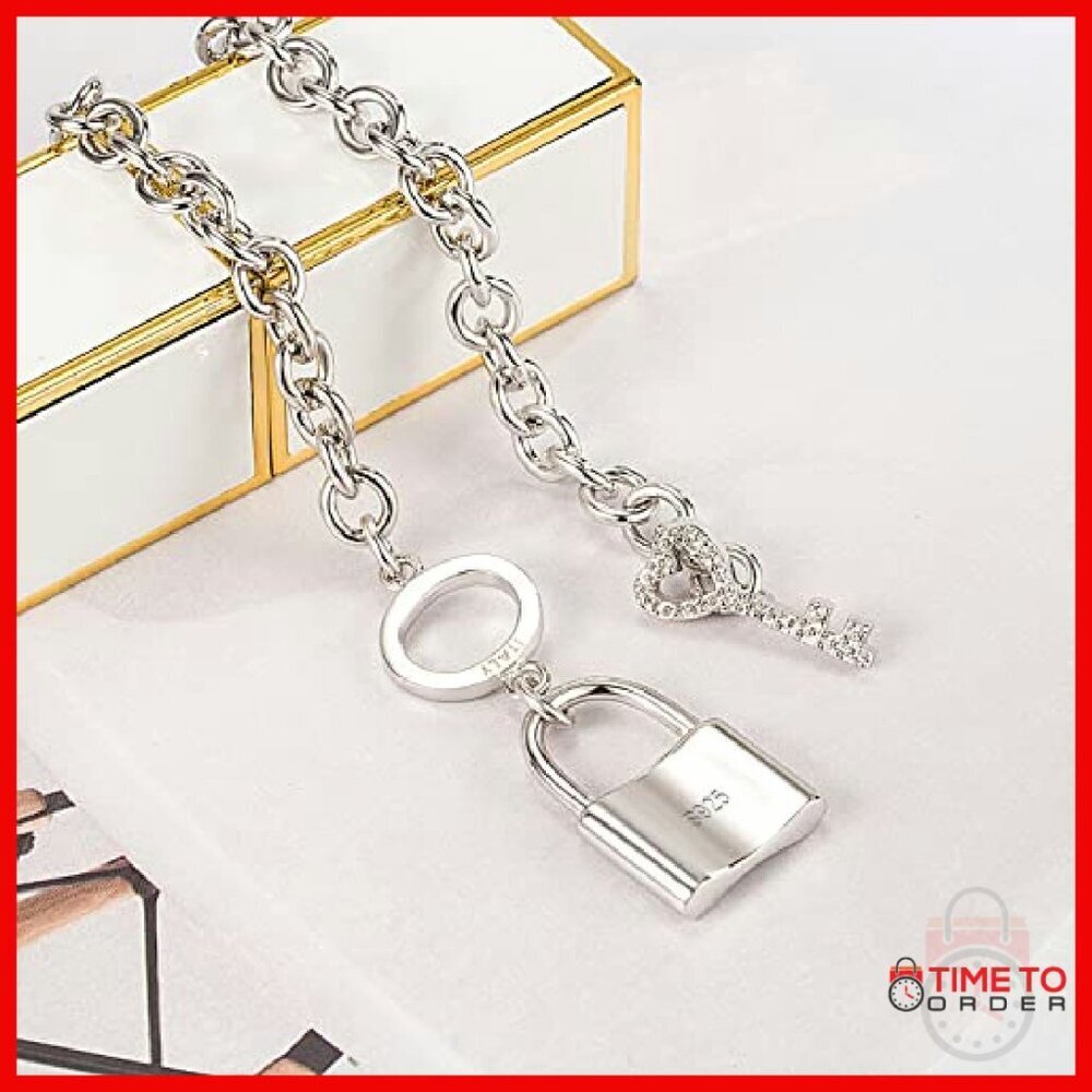 Sterling Silver Bracelet with CZ Pendant, Italian Handmade Chain, 6.3-8 Inch - Picture 5 of 8